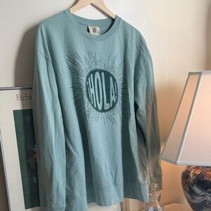 Women's Graphic Sweatshirt - Green